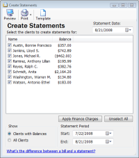 Create Statements