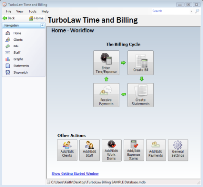 Workflow Home Page